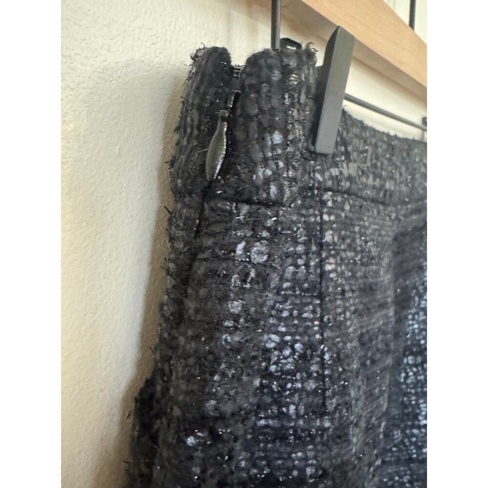 NWT The Limited Black Tweed Mini Skirt Womens Size 6 Lined - Picture 4 of 10
